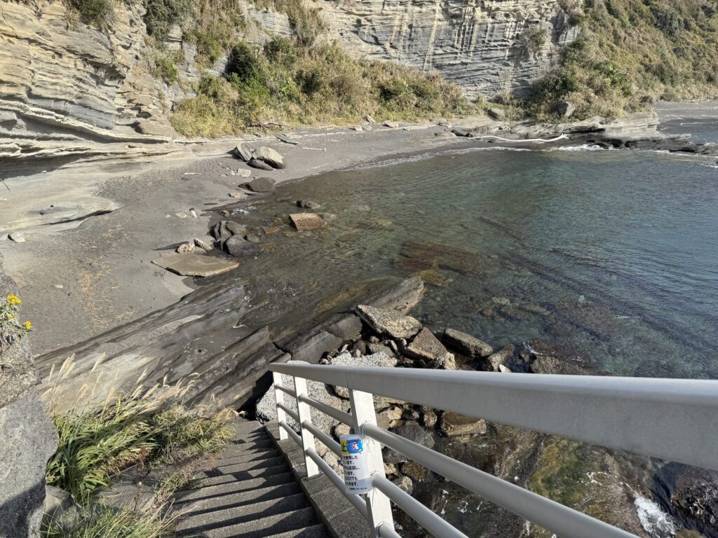 グランメルキュール南房総から海へ降りる最後の階段