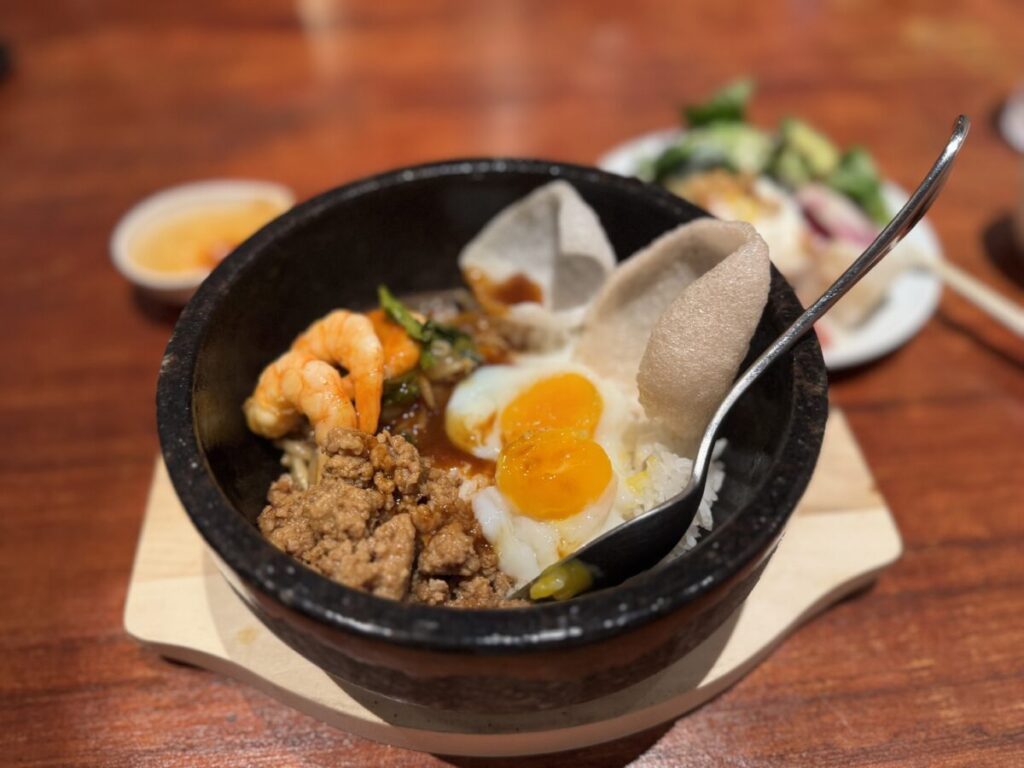 balilax the garden新宿の贅沢ひとりランチ限定25食の石焼きナシゴレン