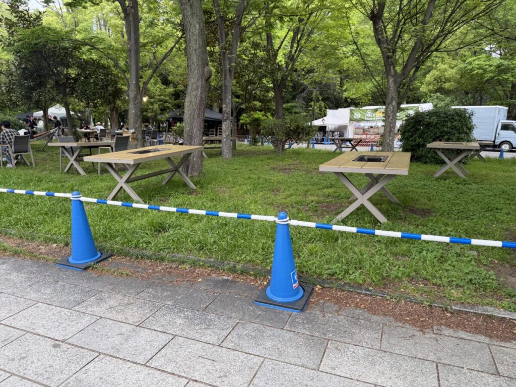 大阪城公園は春の期間限定で有料バーベキューが！手ぶらバーベキューが叶う