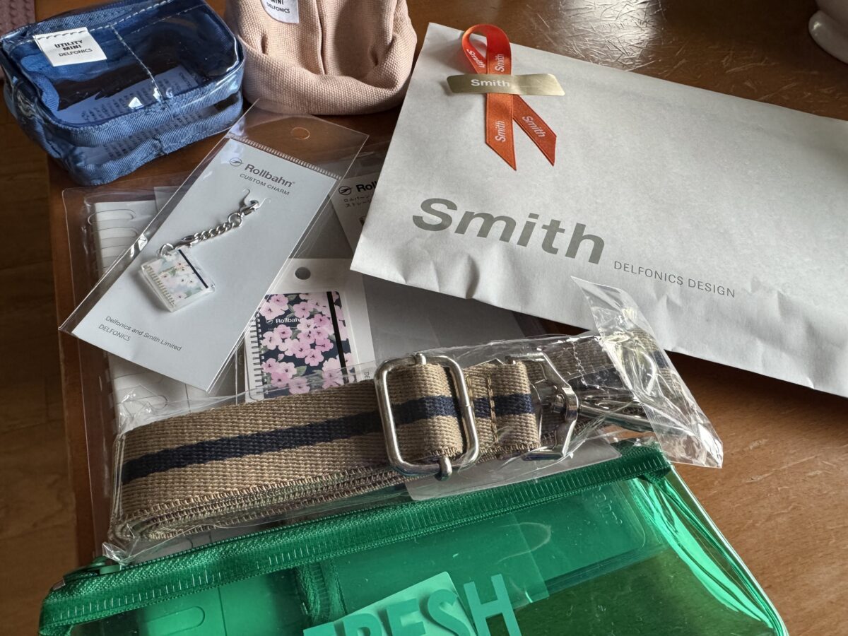 新宿駅南口(東口にもある) 文房具Smithでの購入品。プレゼント包装はシンプル