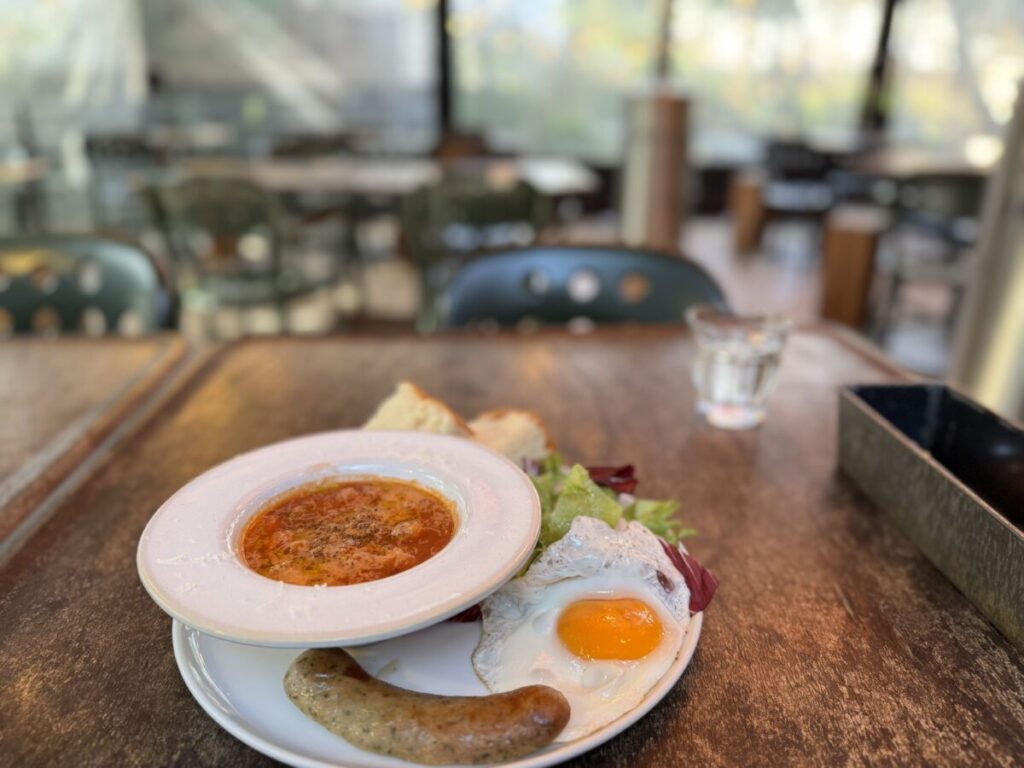 鎌倉人気朝食ガーデンハウスのスープセット