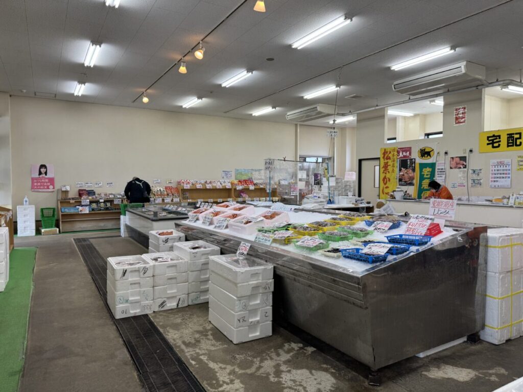 鳥取道の駅と羽合の海鮮売り場干物から鮮魚まで