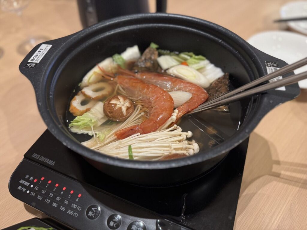 Rakuten stay 出雲の海鮮鍋は自分で調理