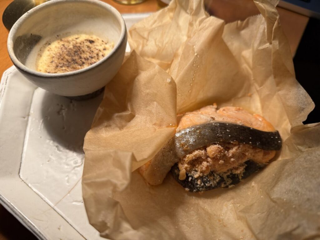米粉蒸しパン飲む仕上がりをメインと一緒に